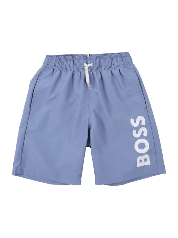 BOSS BOSS Kupaće hlače  ljubičasto plava / bijela