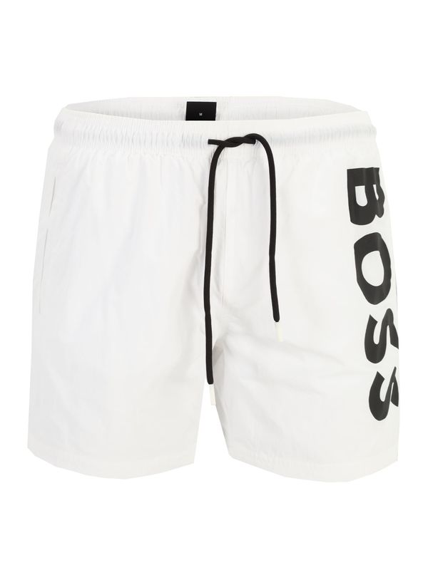 BOSS BOSS Kupaće hlače 'Octopus'  crna / bijela