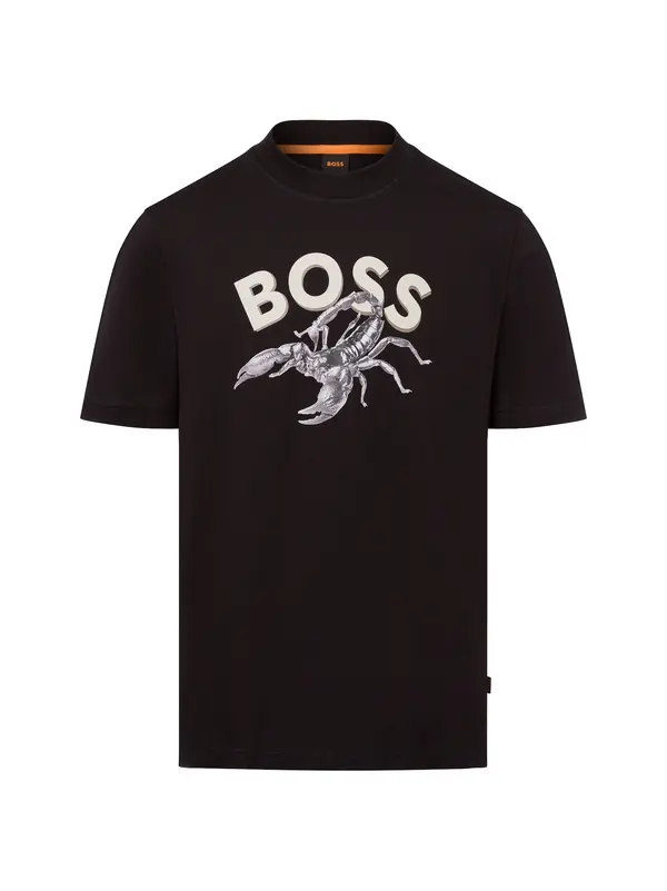 Boss BOSS Majica 'Bossfish'  crna / bijela