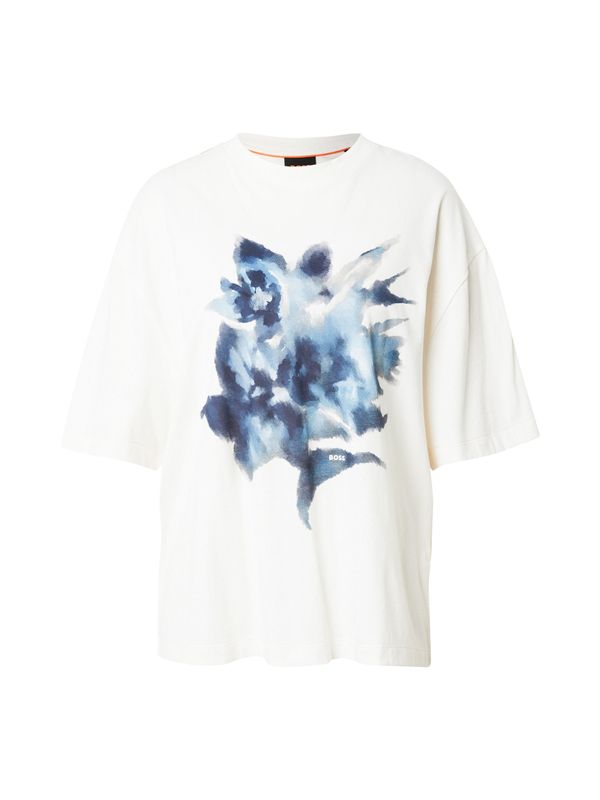 BOSS BOSS Majica 'C_Eboyfriend_3'  plava / svijetloplava / bijela