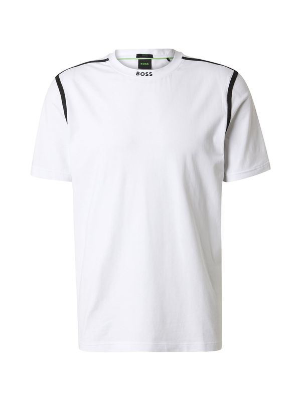 BOSS BOSS Majica  crna / bijela