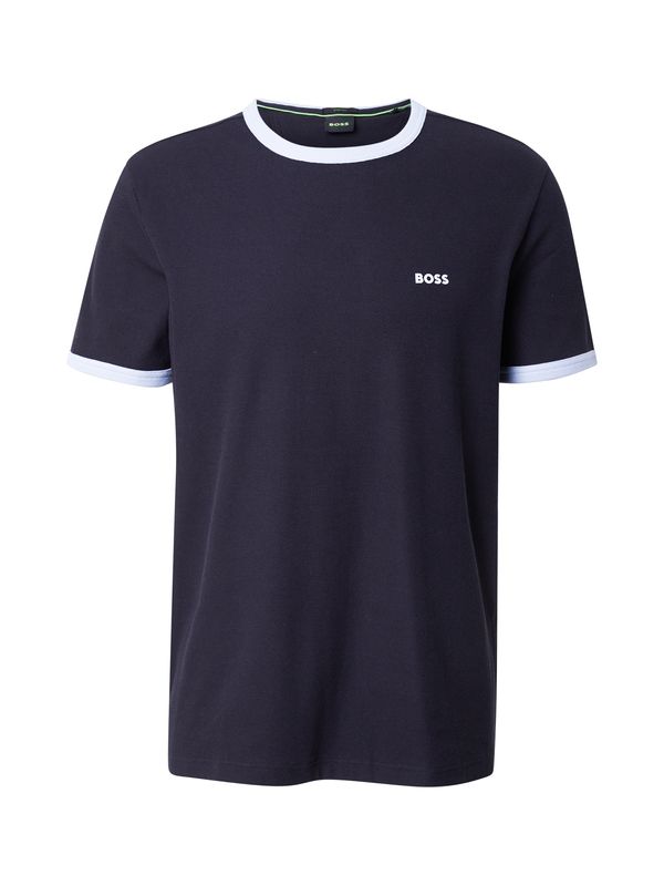 BOSS BOSS Majica  mornarsko plava / nebesko plava
