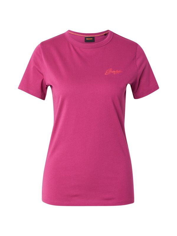 BOSS BOSS Majica  orhideja bijela