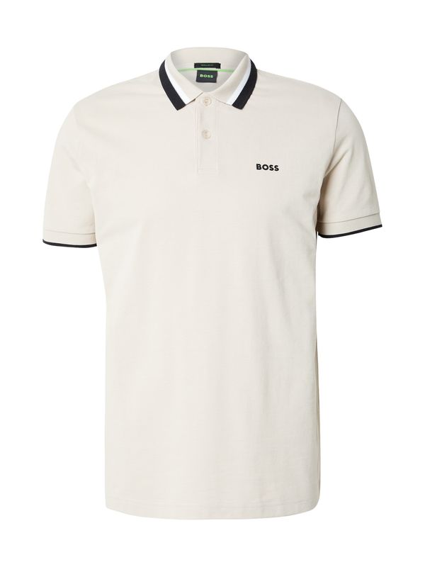 BOSS BOSS Majica 'Paddy Heritage'  bež / crna / bijela