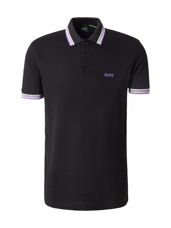 BOSS BOSS Majica 'Paddy'  kameno siva / lavanda / crna / bijela