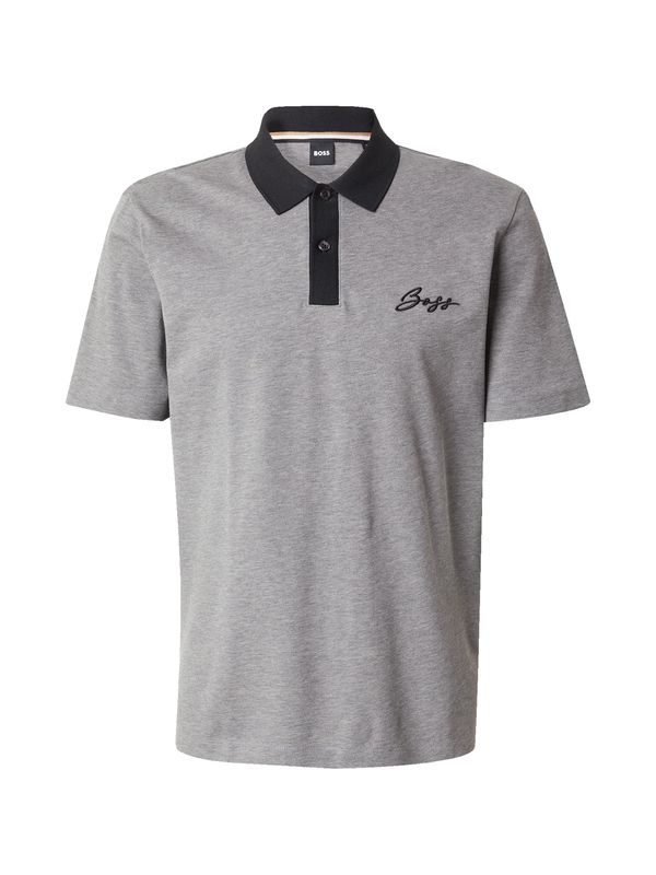 BOSS BOSS Majica 'Parris 104'  siva melange / crna
