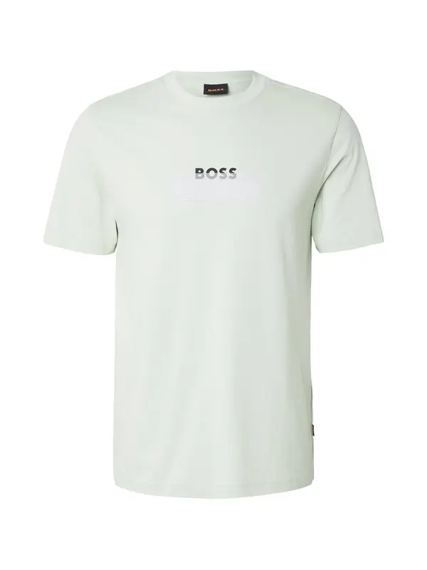 BOSS BOSS Majica  pastelno zelena / crna / bijela
