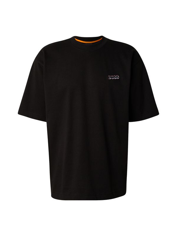 BOSS BOSS Majica  svijetloplava / ružičasta / crna