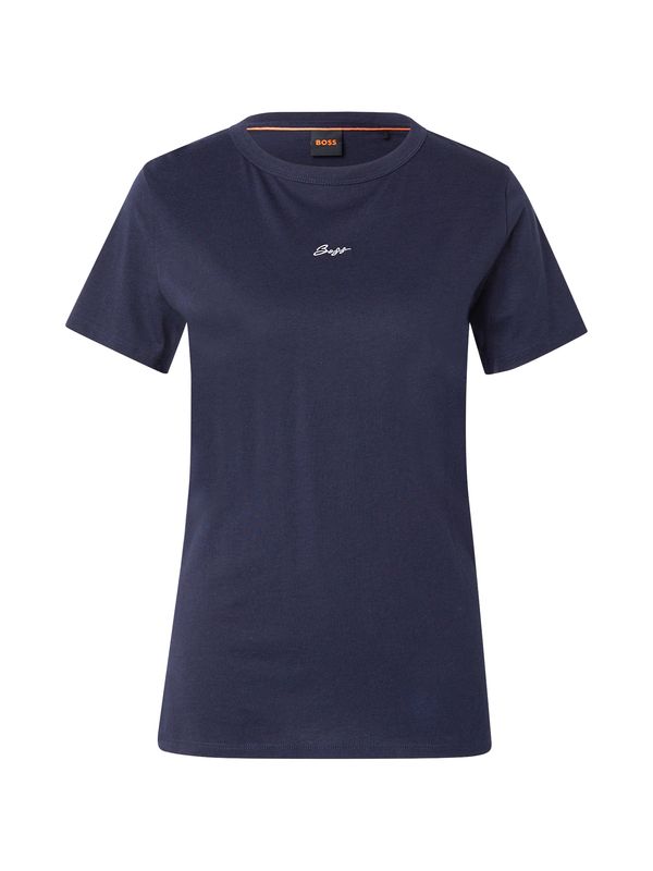 BOSS BOSS Majica  tamno plava / bijela