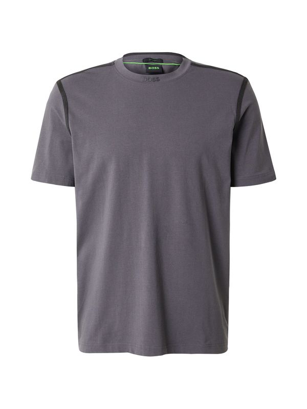 BOSS BOSS Majica  tamo siva / crna