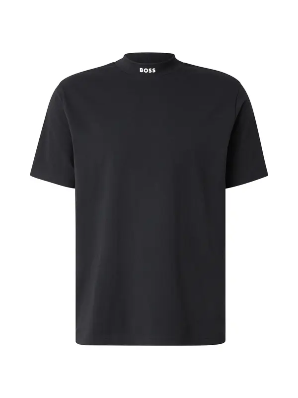 Boss BOSS Majica 'Tee Collar'  crna / bijela