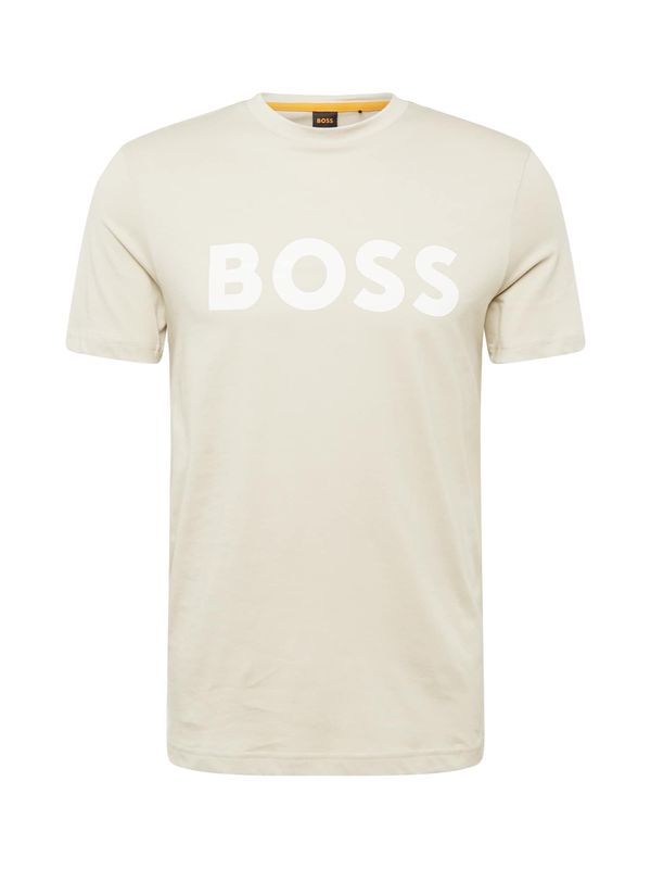 BOSS BOSS Majica 'Thinking 1'  ecru/prljavo bijela / bijela