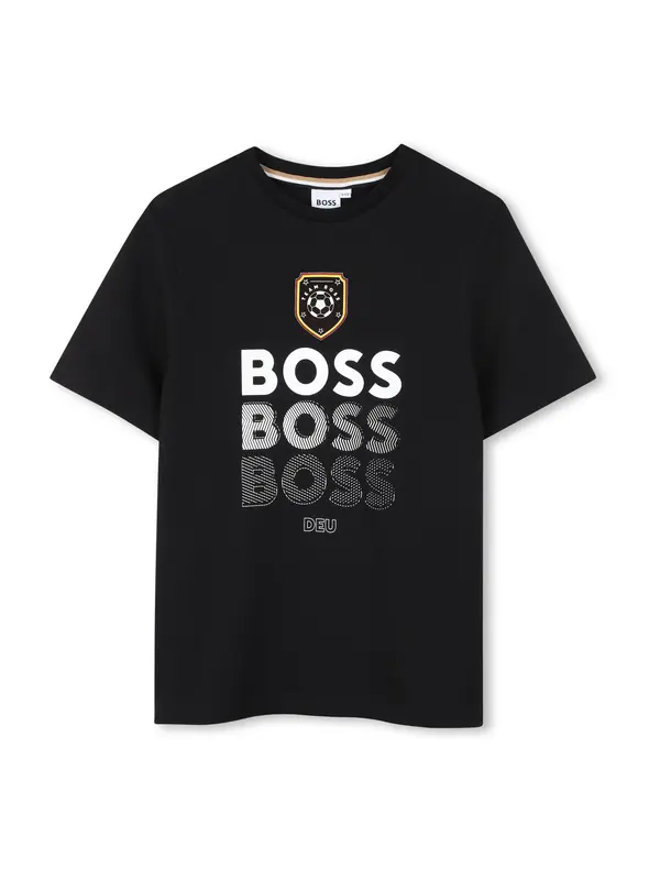Boss BOSS Majica  žuta / crvena / crna / bijela