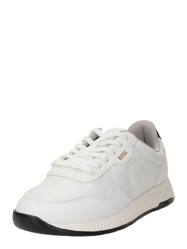 BOSS BOSS Niske tenisice 'Titanium'  tamno narančasta / crna / bijela