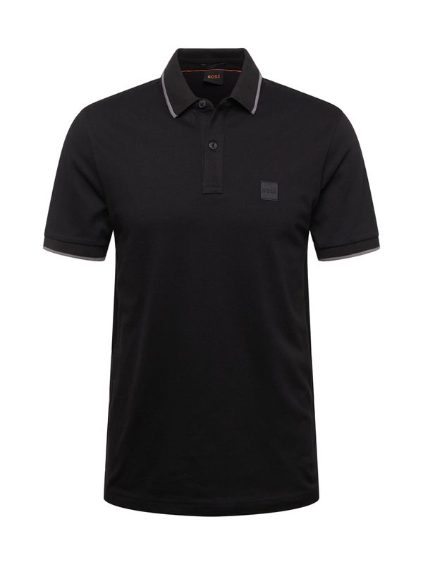 BOSS Orange BOSS Orange Majica 'Passertip'  svijetlosiva / crna