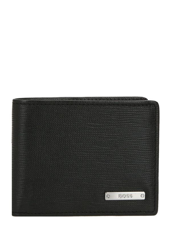 BOSS Orange BOSS Orange Novčanik 'Gallery'  crna / srebro
