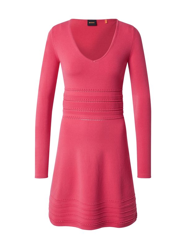 BOSS BOSS Pletena haljina 'C_Fudino'  roza