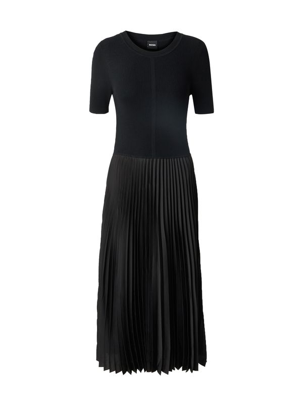 BOSS BOSS Pletena haljina 'Fadridi'  crna