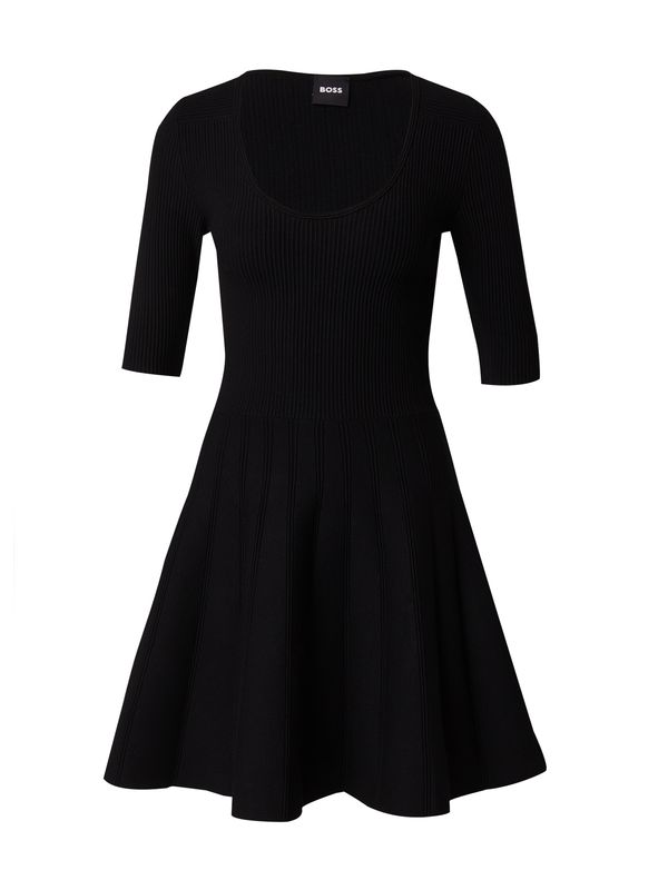 BOSS BOSS Pletena haljina 'Frankina'  crna