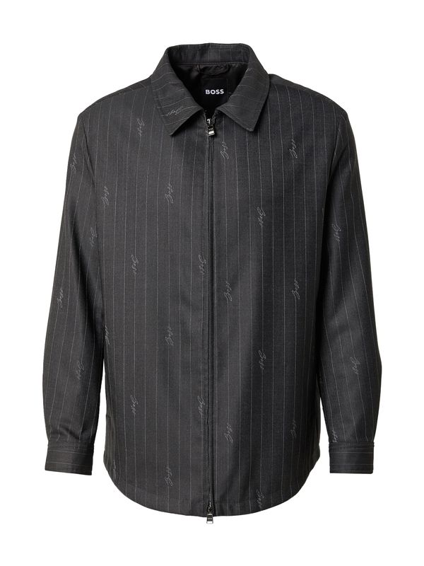 BOSS BOSS Prijelazna jakna 'C-Carper'  siva / tamo siva