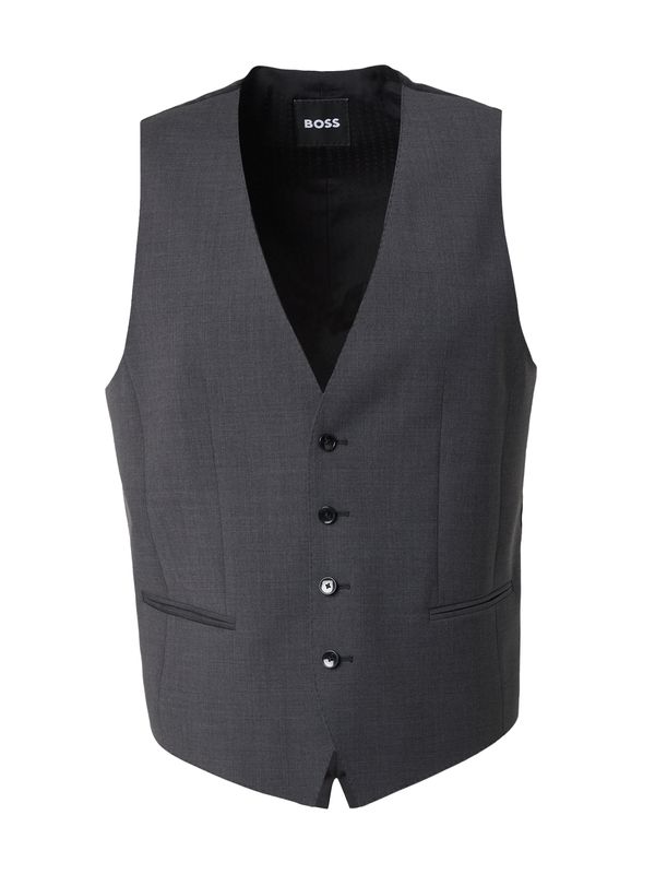 BOSS BOSS Prsluk od odijela  tamo siva / crna