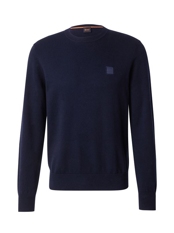 BOSS BOSS Pulover 'Kanovano_S'  tamno plava
