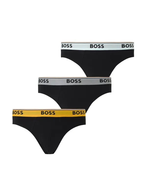 BOSS BOSS Slip  pastelno plava / žuta / siva / crna