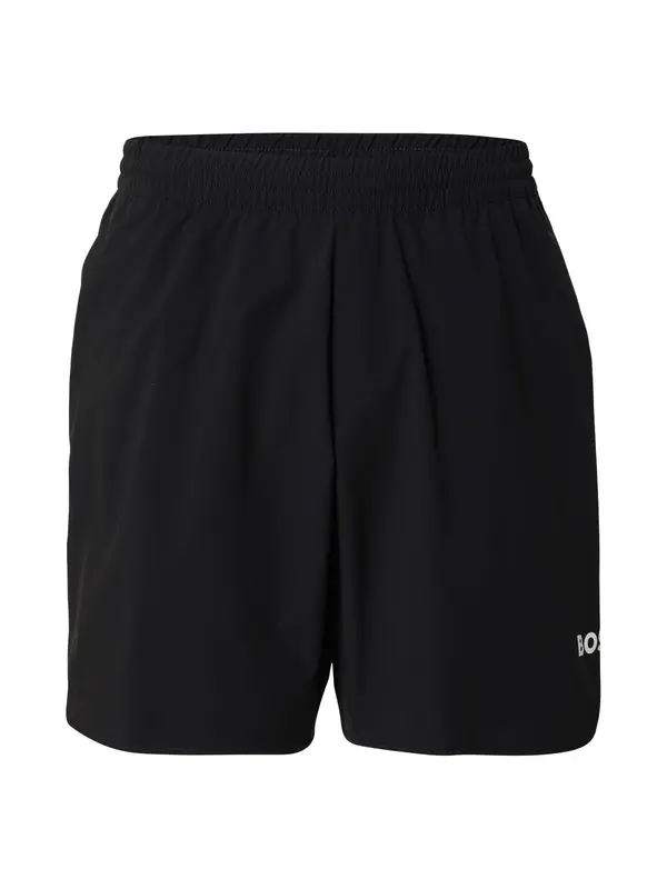 BOSS BOSS Sportske hlače  crna / bijela