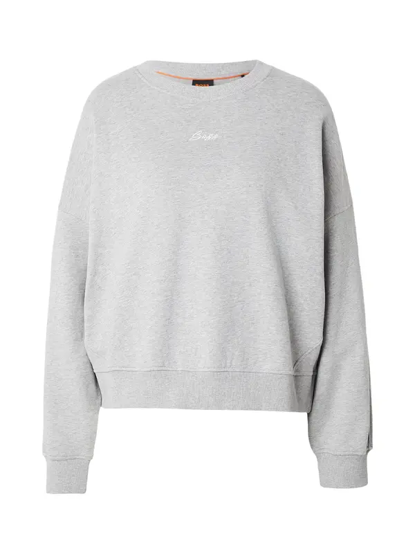 BOSS BOSS Sweater majica 'C_Ever'  svijetlosiva / bijela