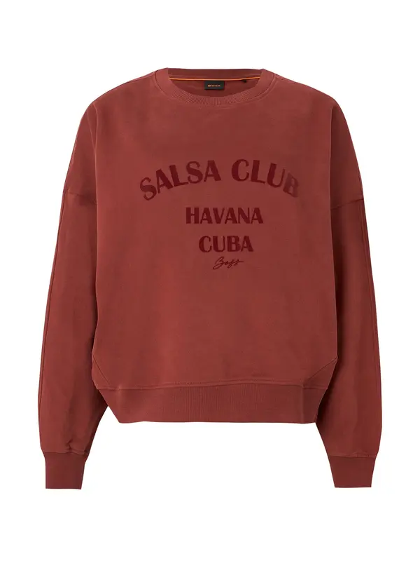 Boss BOSS Sweater majica 'C_Ever_3'  rubin crvena / tamno crvena