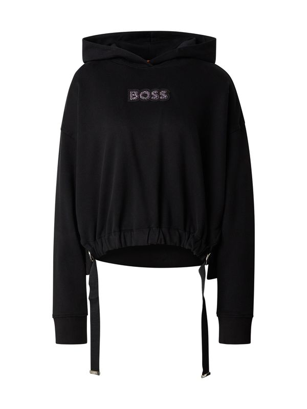 BOSS BOSS Sweater majica 'Eblousa'  lila / crna