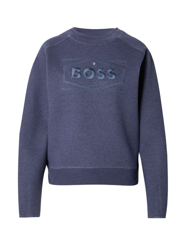 BOSS BOSS Sweater majica 'Ebrande'  plava / plava melange