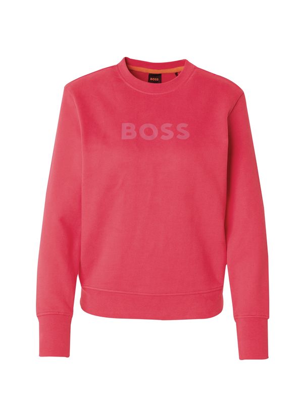 BOSS BOSS Sweater majica 'Ela 6'  ružičasto crvena / tamno roza