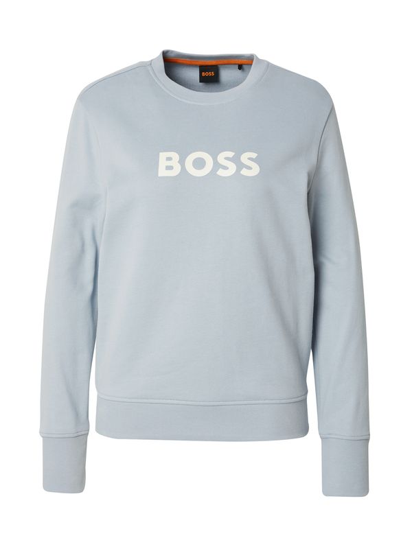 BOSS BOSS Sweater majica 'Ela 6'  svijetloplava / bijela