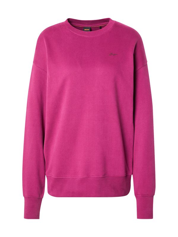 BOSS BOSS Sweater majica 'Eteia'  ljubičasto crvena