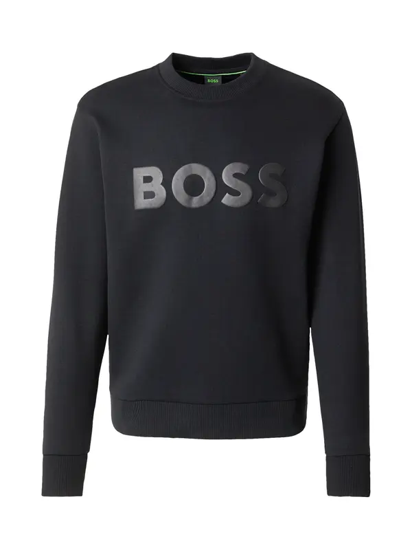 Boss BOSS Sweater majica 'Salbo'  antracit siva / crna