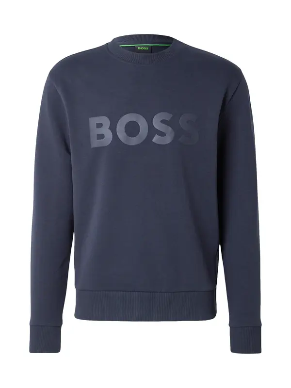 BOSS BOSS Sweater majica 'Salbo'  morsko plava