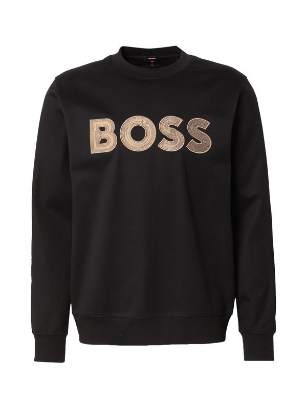 BOSS BOSS Sweater majica 'Sharpe'  bež / crna