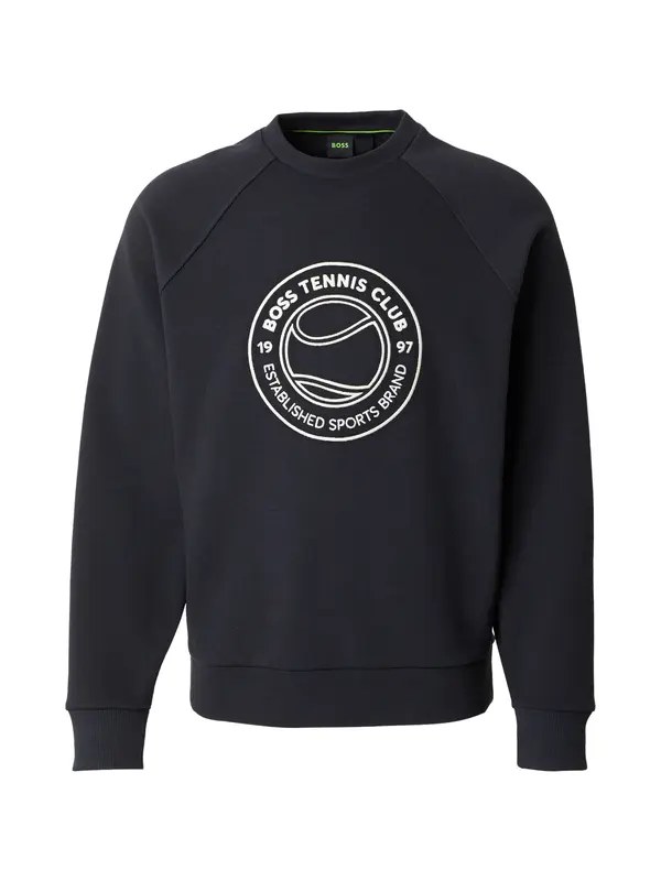 BOSS BOSS Sweater majica 'SW_Join Salbo'  morsko plava / bijela