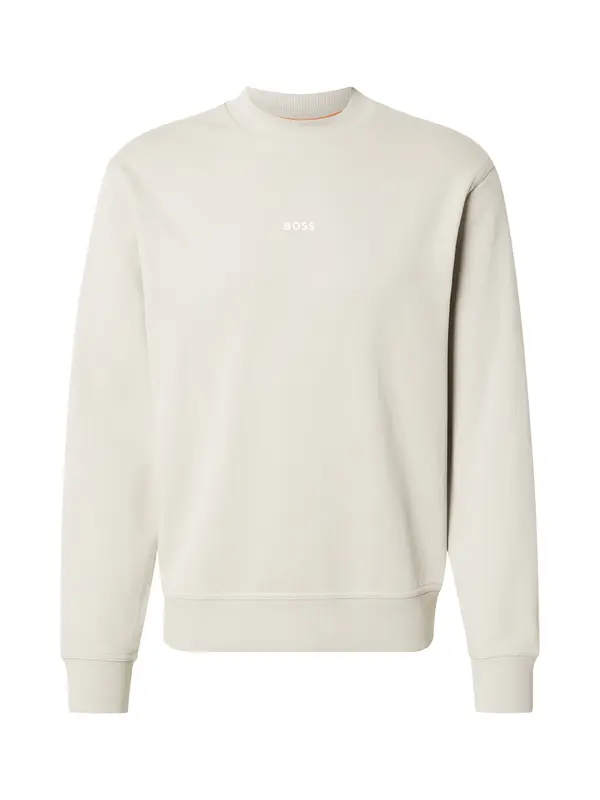 BOSS BOSS Sweater majica 'WeSmall'  boja pijeska / bež siva