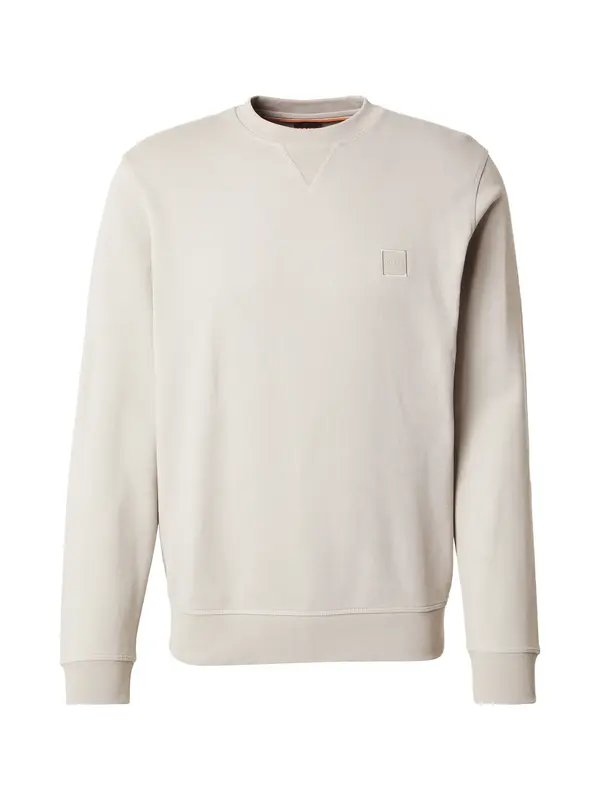 BOSS BOSS Sweater majica 'Westart'  kameno siva