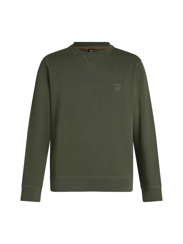 BOSS BOSS Sweater majica 'Westart'  maslinasta