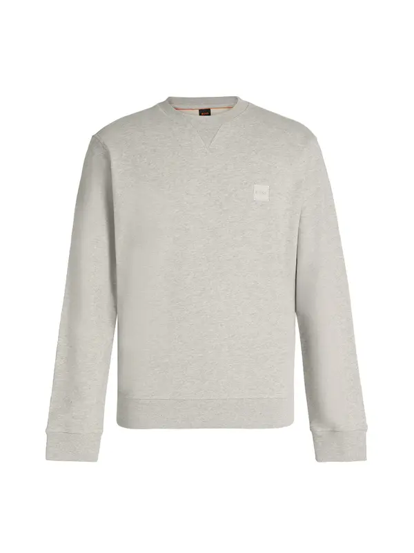 BOSS BOSS Sweater majica 'Westart'  siva melange
