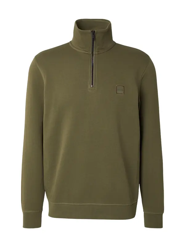 BOSS BOSS Sweater majica 'Zetrust'  maslinasta