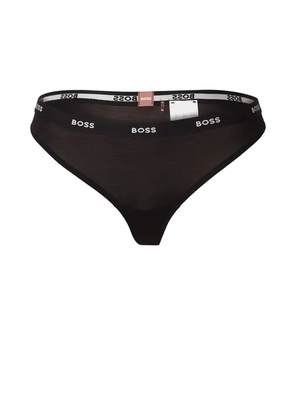 BOSS BOSS Tanga gaćice  crna / prljavo bijela