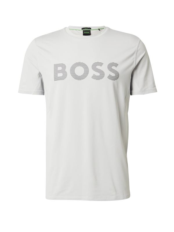 BOSS BOSS Tehnička sportska majica  svijetlosiva / crna