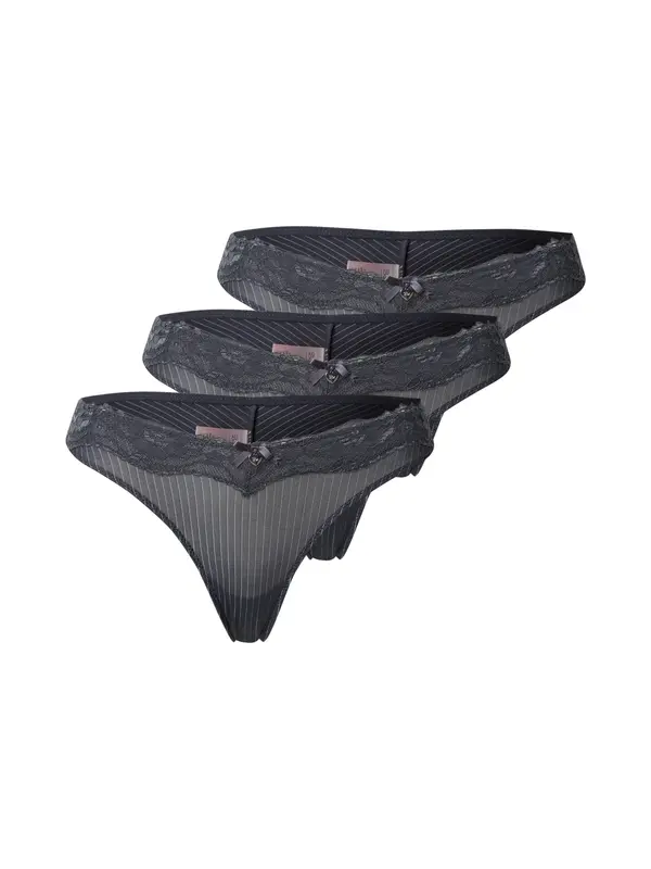 Boux Avenue Boux Avenue Slip 'CHARLI'  tamo siva / bijela