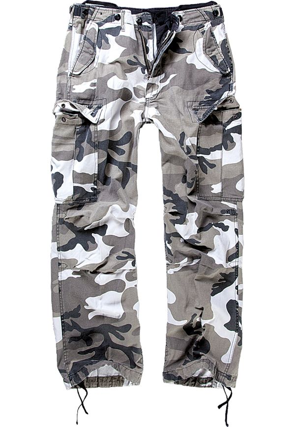 Brandit Brandit Cargo hlače  antracit siva / boja blata / kaki / bijela