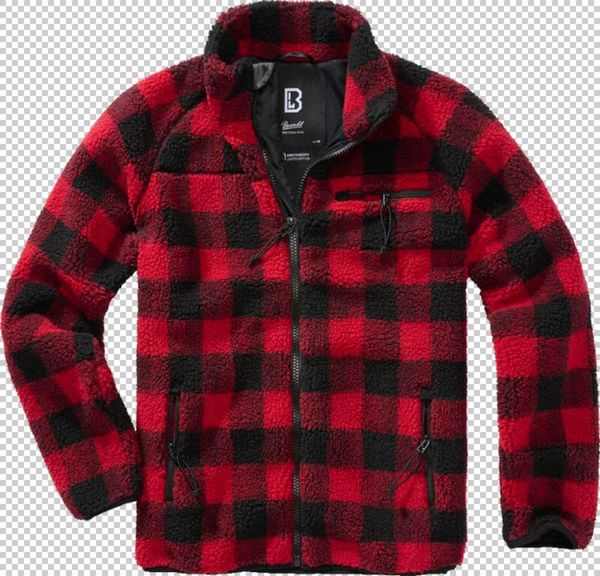 Brandit Brandit Flis jakna  crvena / crna