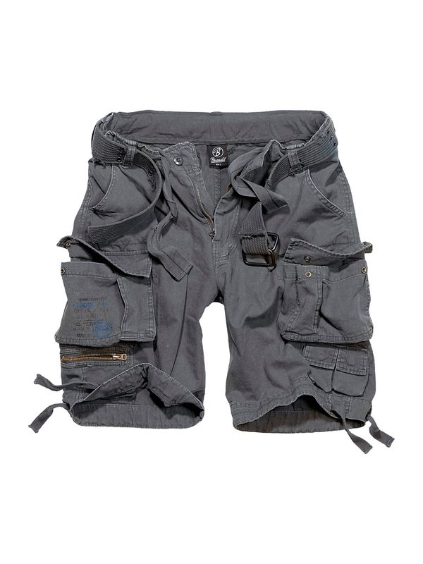 Brandit Brandit Hlače  plava / tamo siva